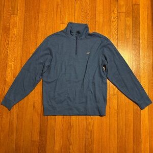 Vineyard Vines Men’s Blue Quarter Zip Sweater Size M